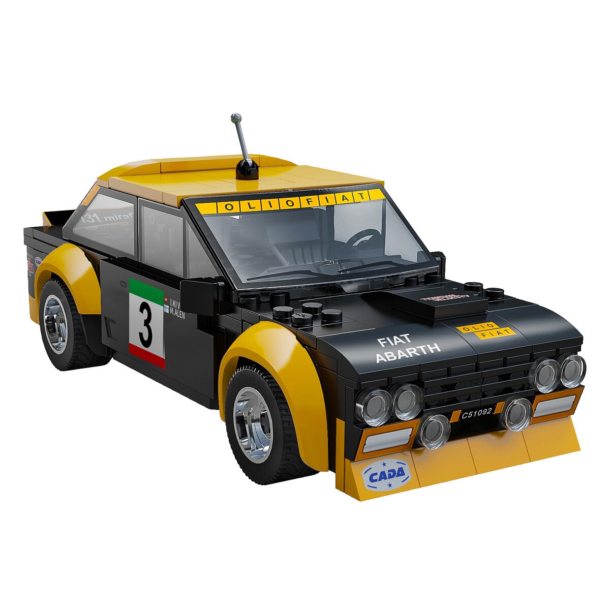 JAMARA CaDA Fiat Abarth 131 1:20 black 2,4GHz Bricks