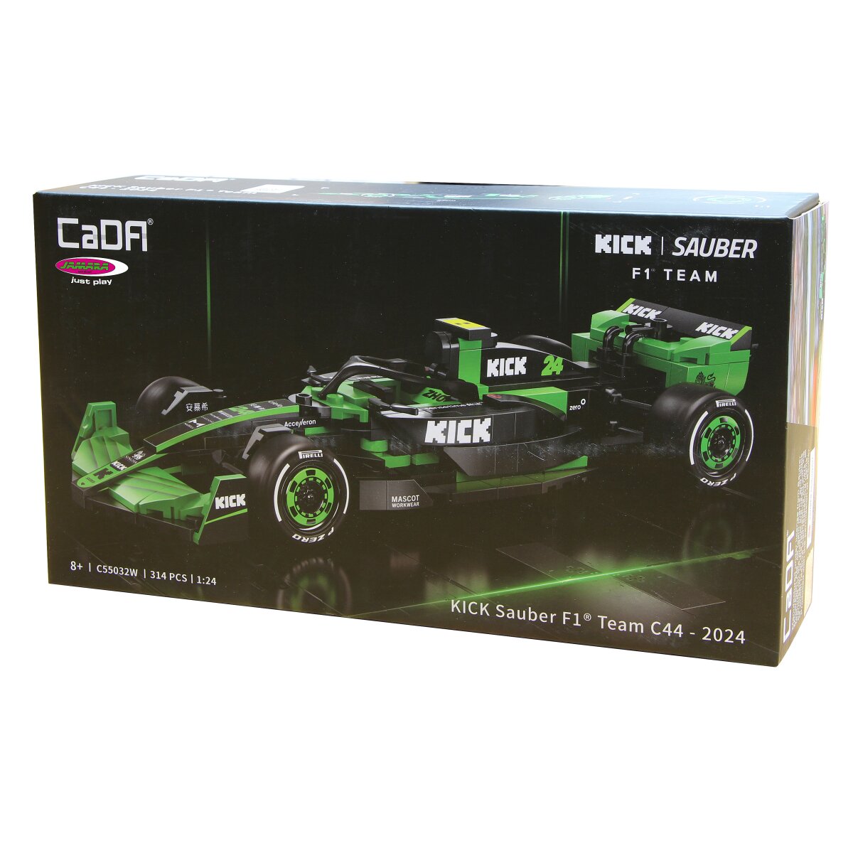 JAMARA CaDA KICK Sauber F1® Team C44 - 2024 1:24 green Bricks