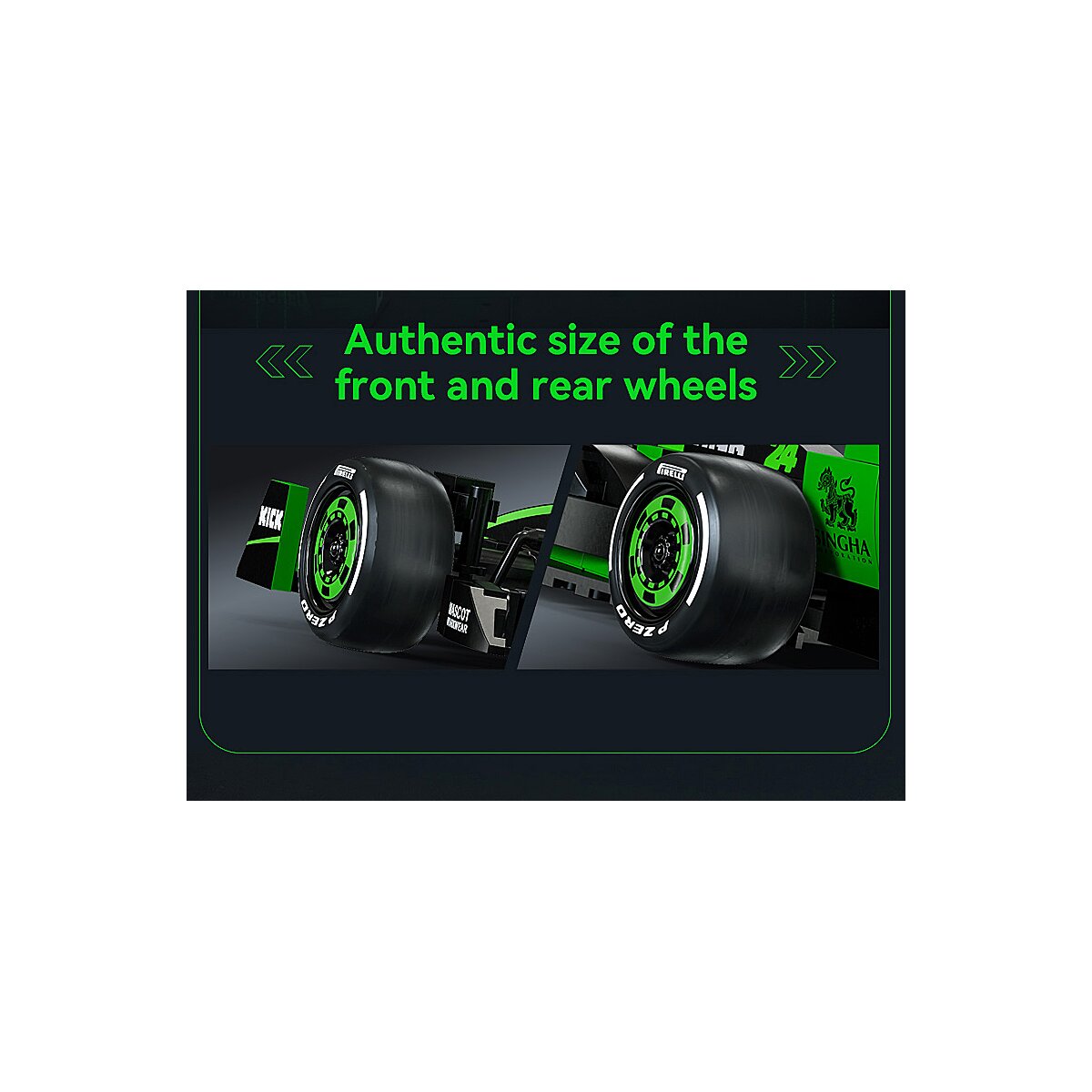 JAMARA CaDA KICK Sauber F1® Team C44 - 2024 1:24 green Bricks