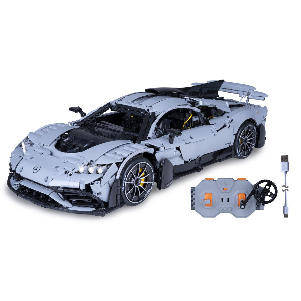 JAMARA CaDA Mercedes-AMG ONE 1:8 grey 2,4GHz Bricks