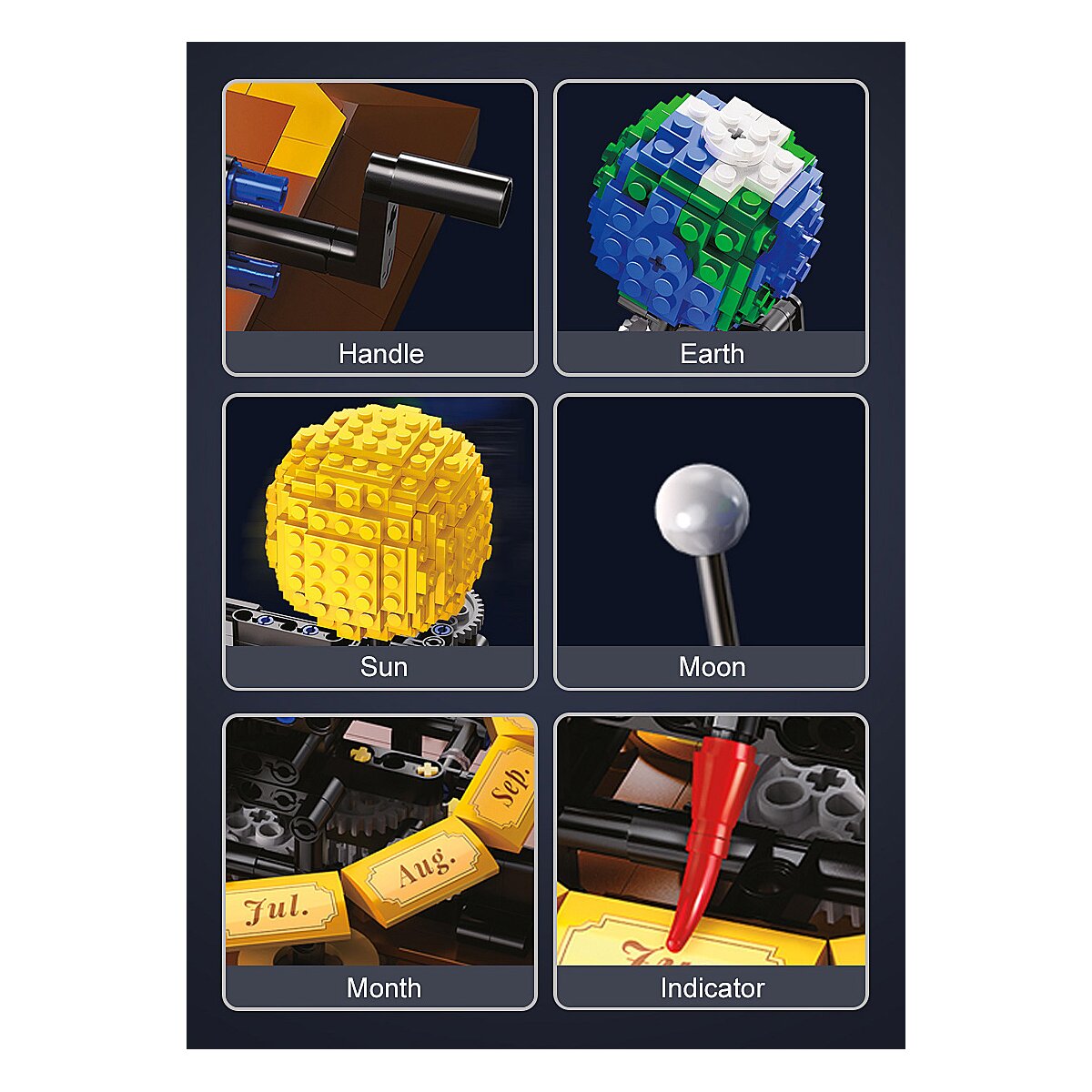 JAMARA CaDA Solar System Bricks
