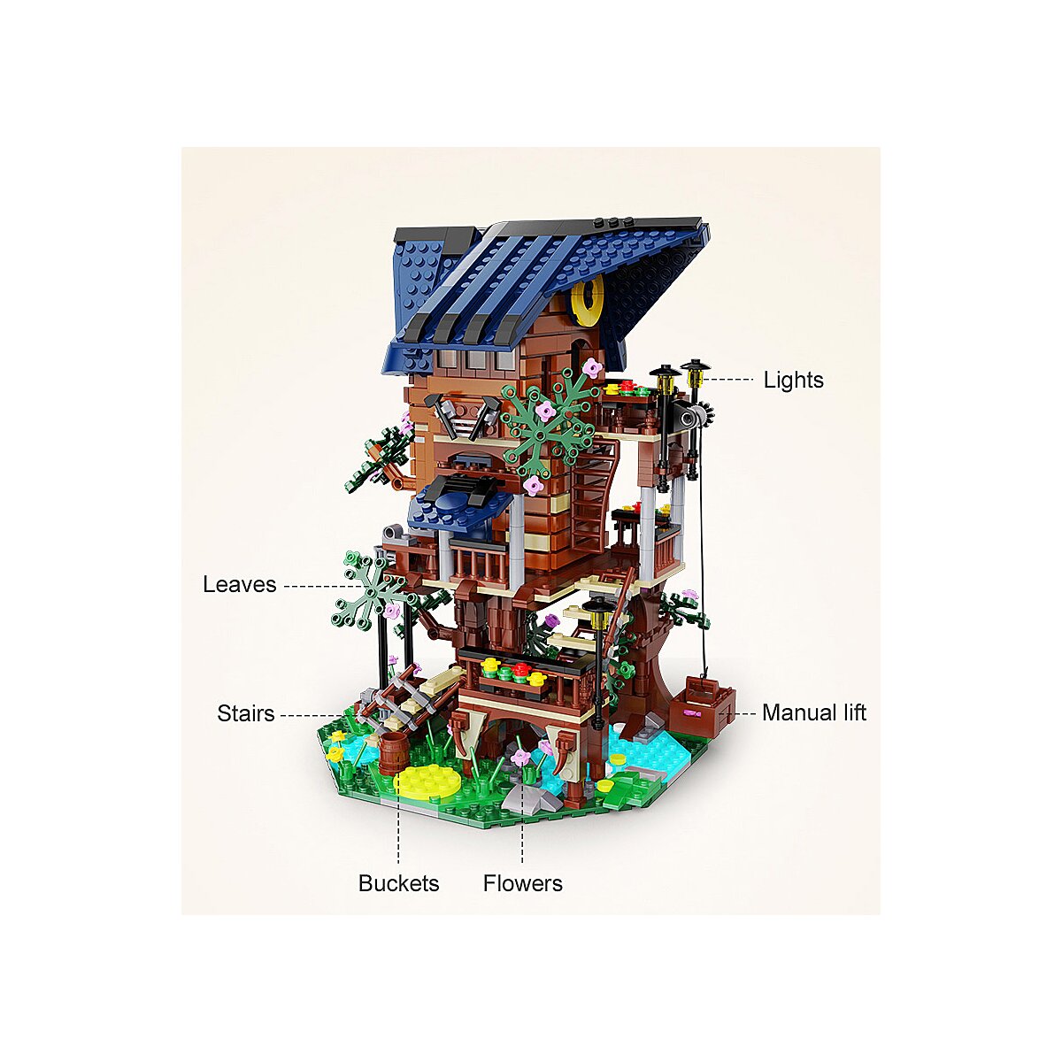 JAMARA CaDA Tree house 4 seasons Bricks