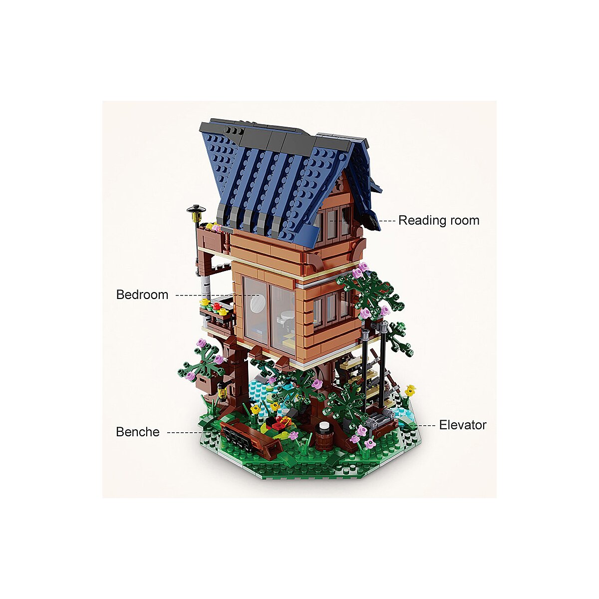 JAMARA CaDA Tree house 4 seasons Bricks