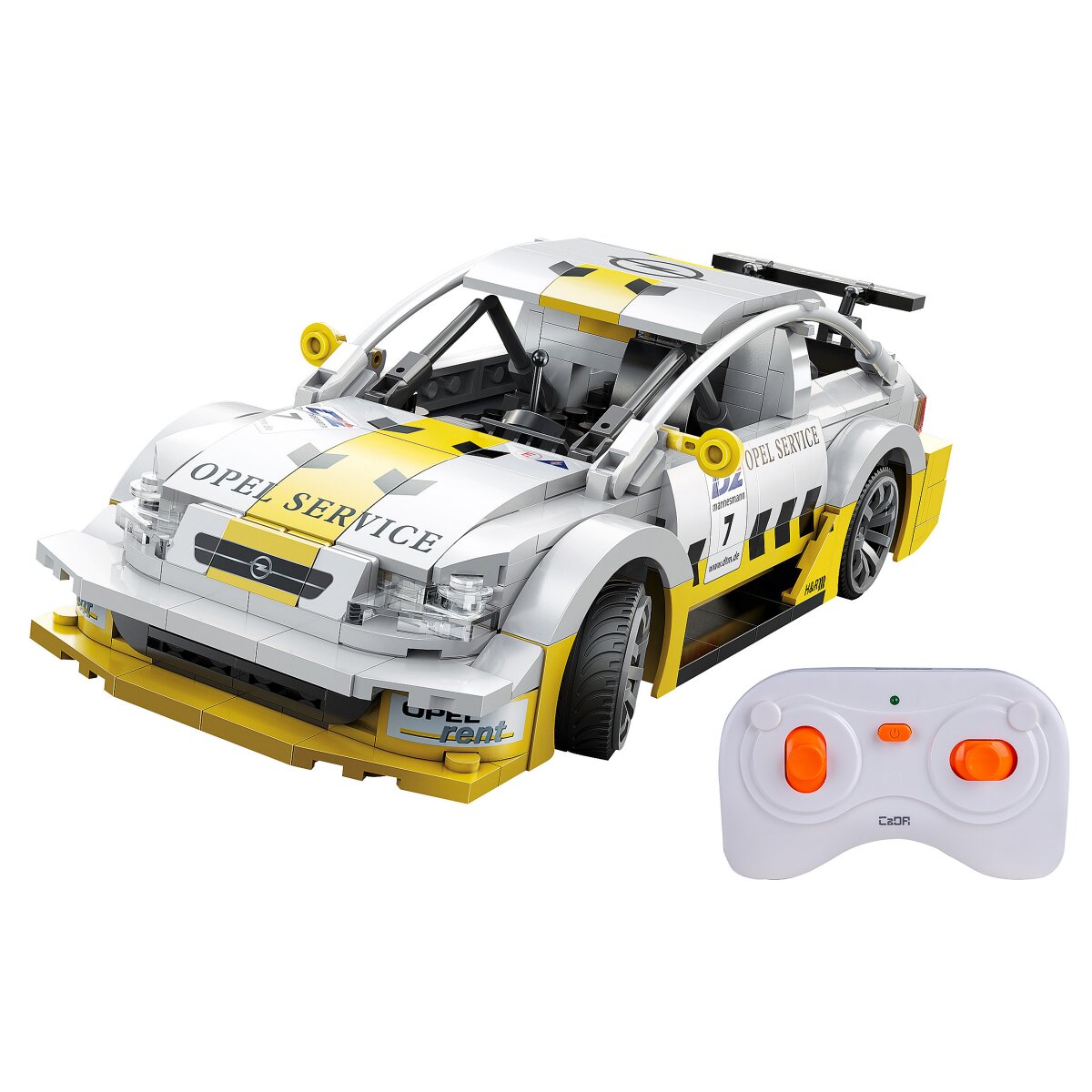 JAMARA CaDA Opel Astra V8 Coupe 1:20 white 2,4GHz Bricks