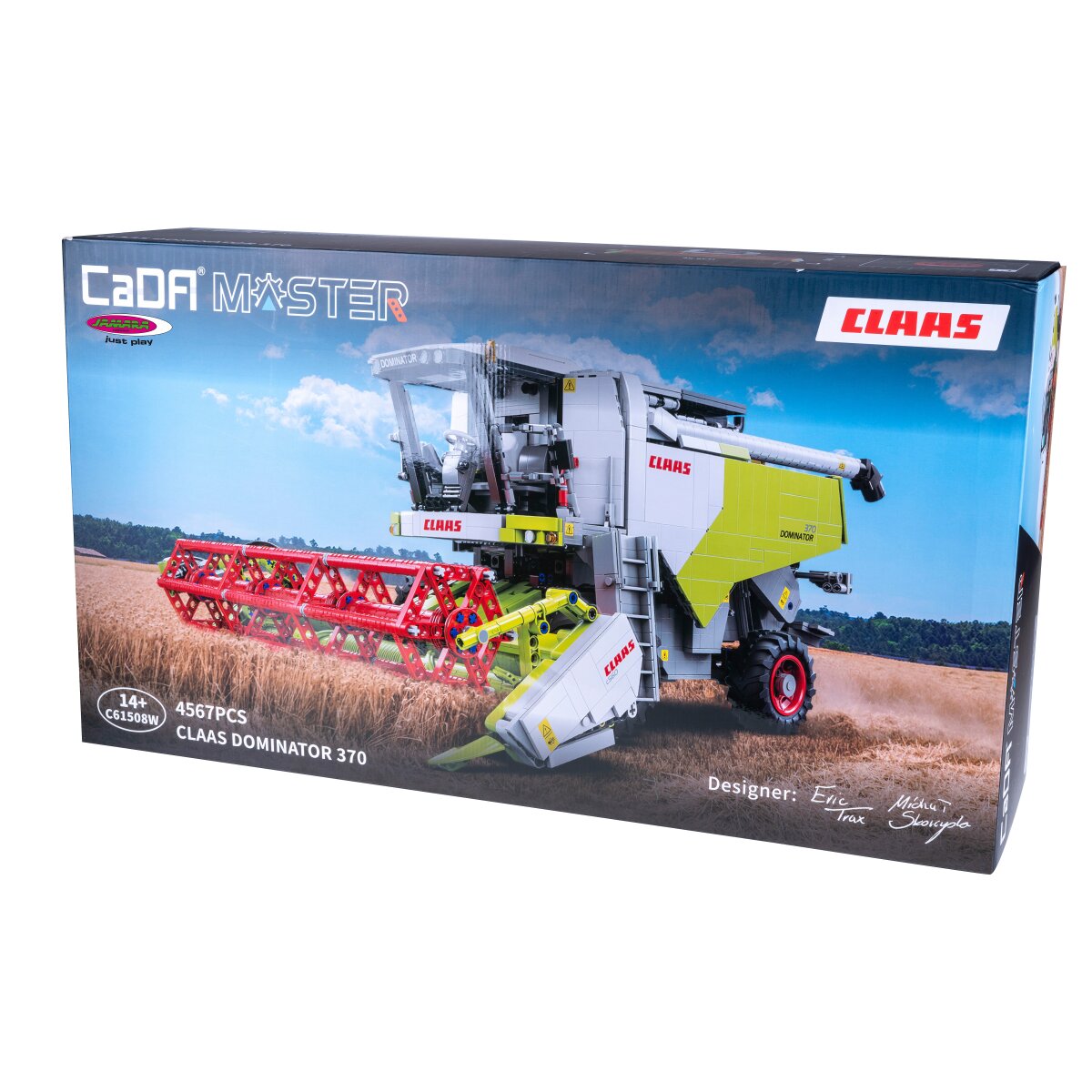 JAMARA CaDA Claas Dominator 370 1:18 2,4GHz Bricks
