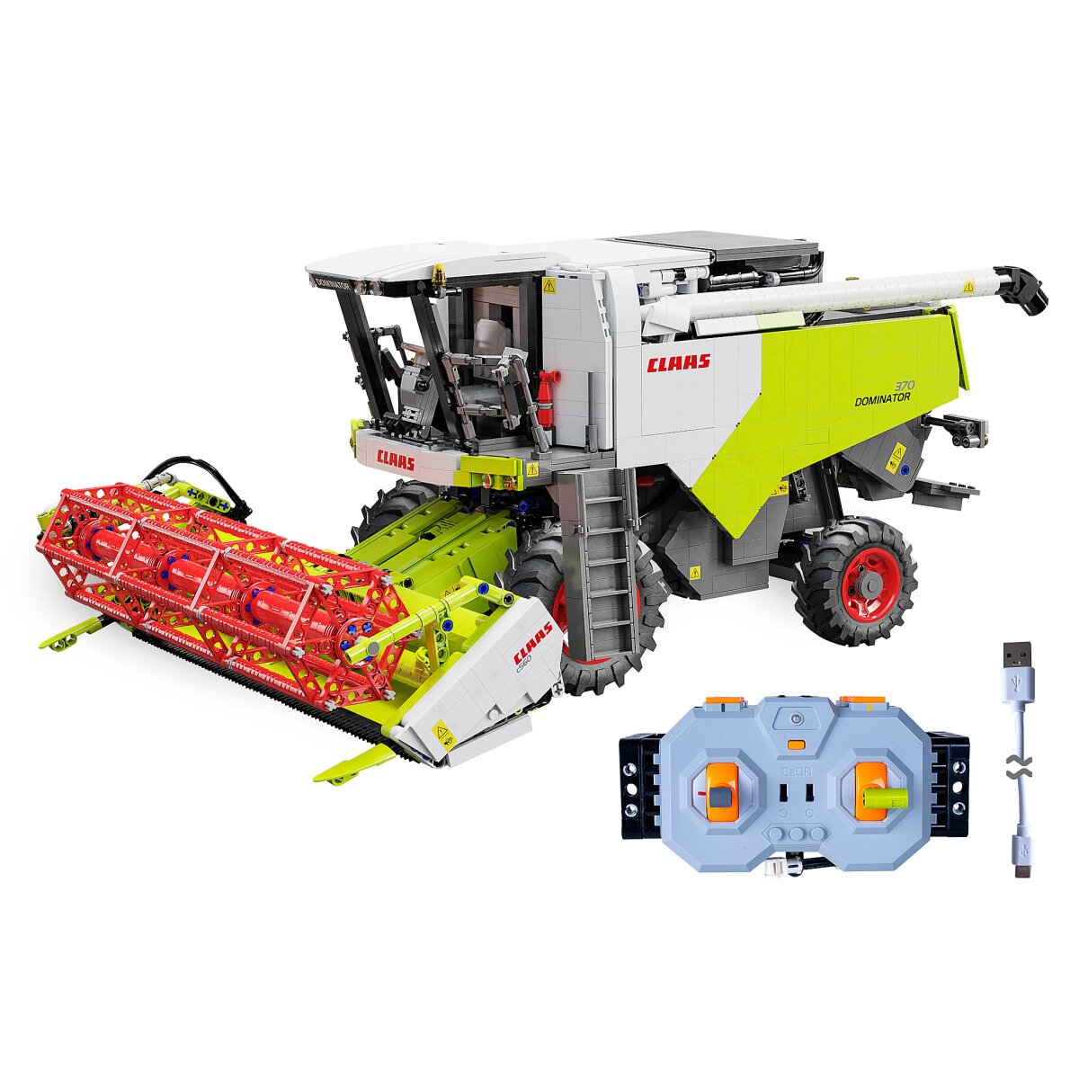 JAMARA CaDA Claas Dominator 370 1:18 2,4GHz Bricks