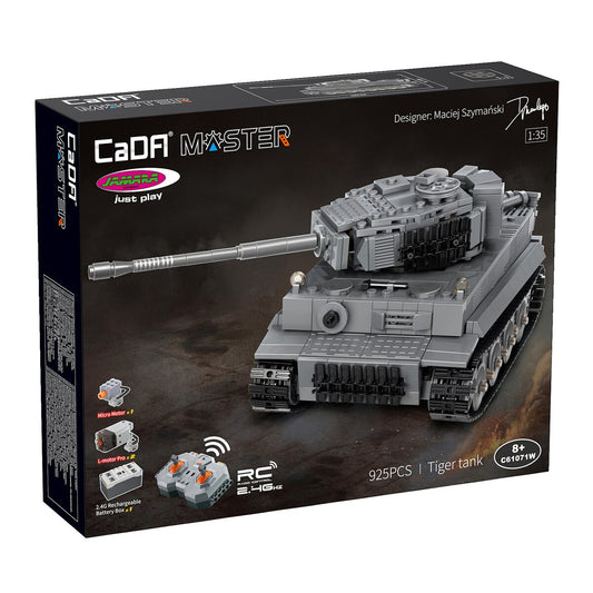 JAMARA CaDA Tank Tiger 1:35 grey 2,4GHz Bricks