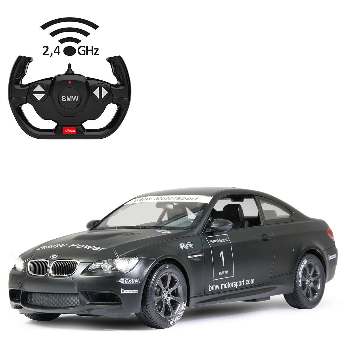 JAMARA BMW M3 Sport 1:14 black 2,4GHz