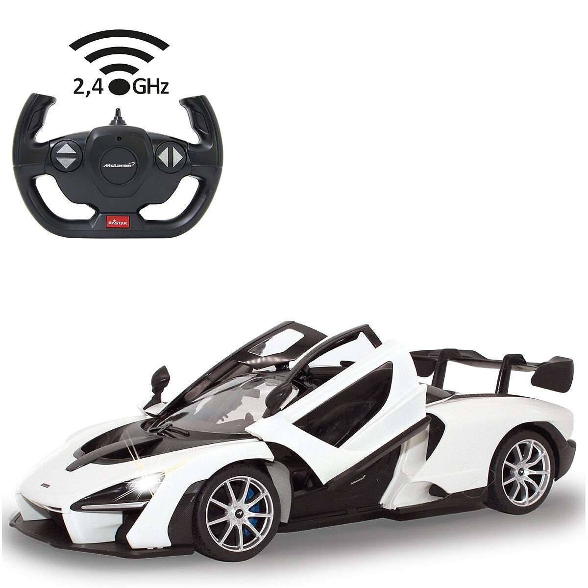 JAMARA McLaren Senna 1:14 white 2,4GHz Manual door