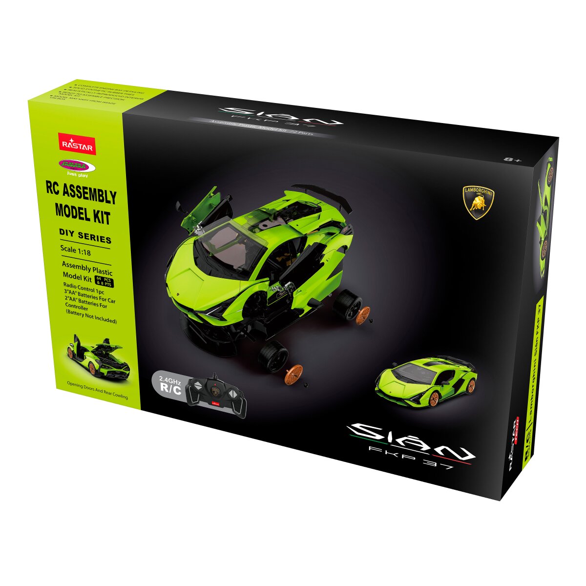 JAMARA Lamborghini Sián FKP 37 1:18 green 2,4GHz Kit