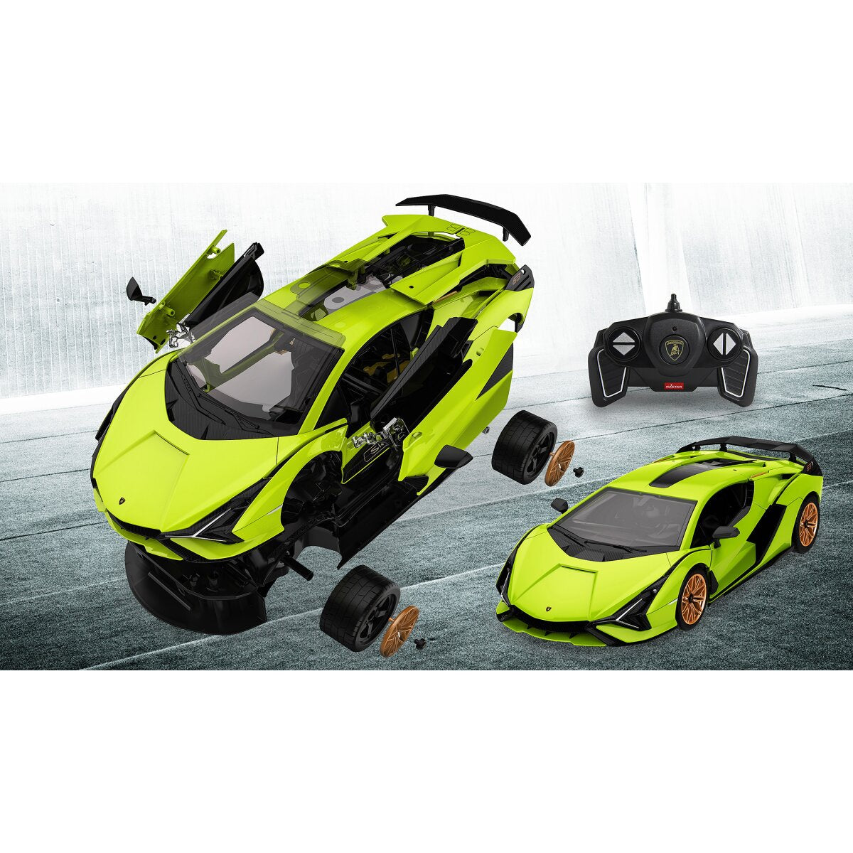 JAMARA Lamborghini Sián FKP 37 1:18 green 2,4GHz Kit