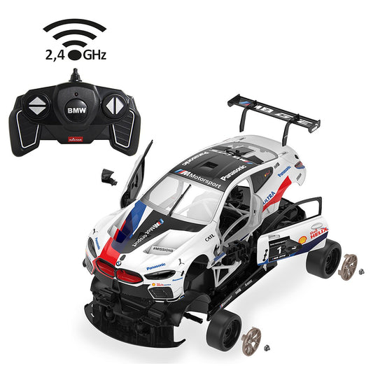 JAMARA BMW M8 GTE 1:18 white 2,4GHz Kit