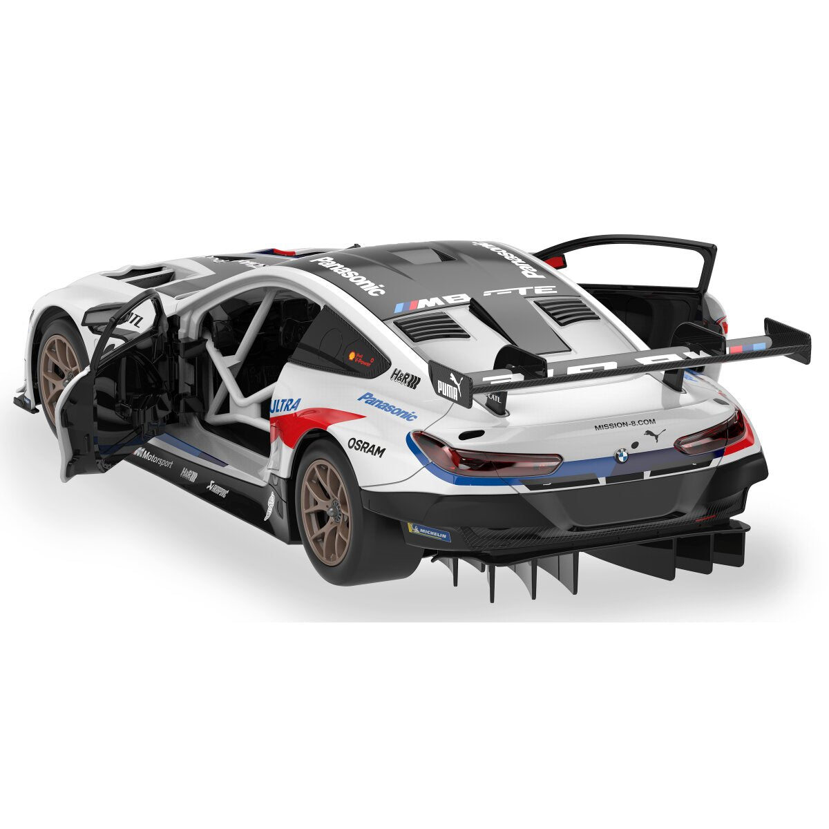JAMARA BMW M8 GTE 1:18 white 2,4GHz Kit