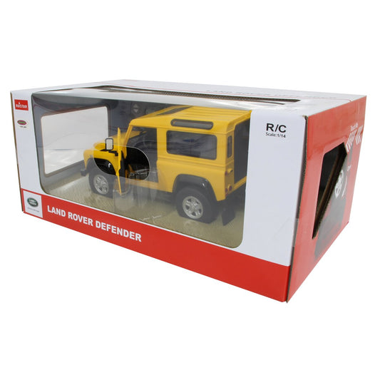 JAMARA Land Rover Defender 1:14 yellow 2,4GHz Manual door