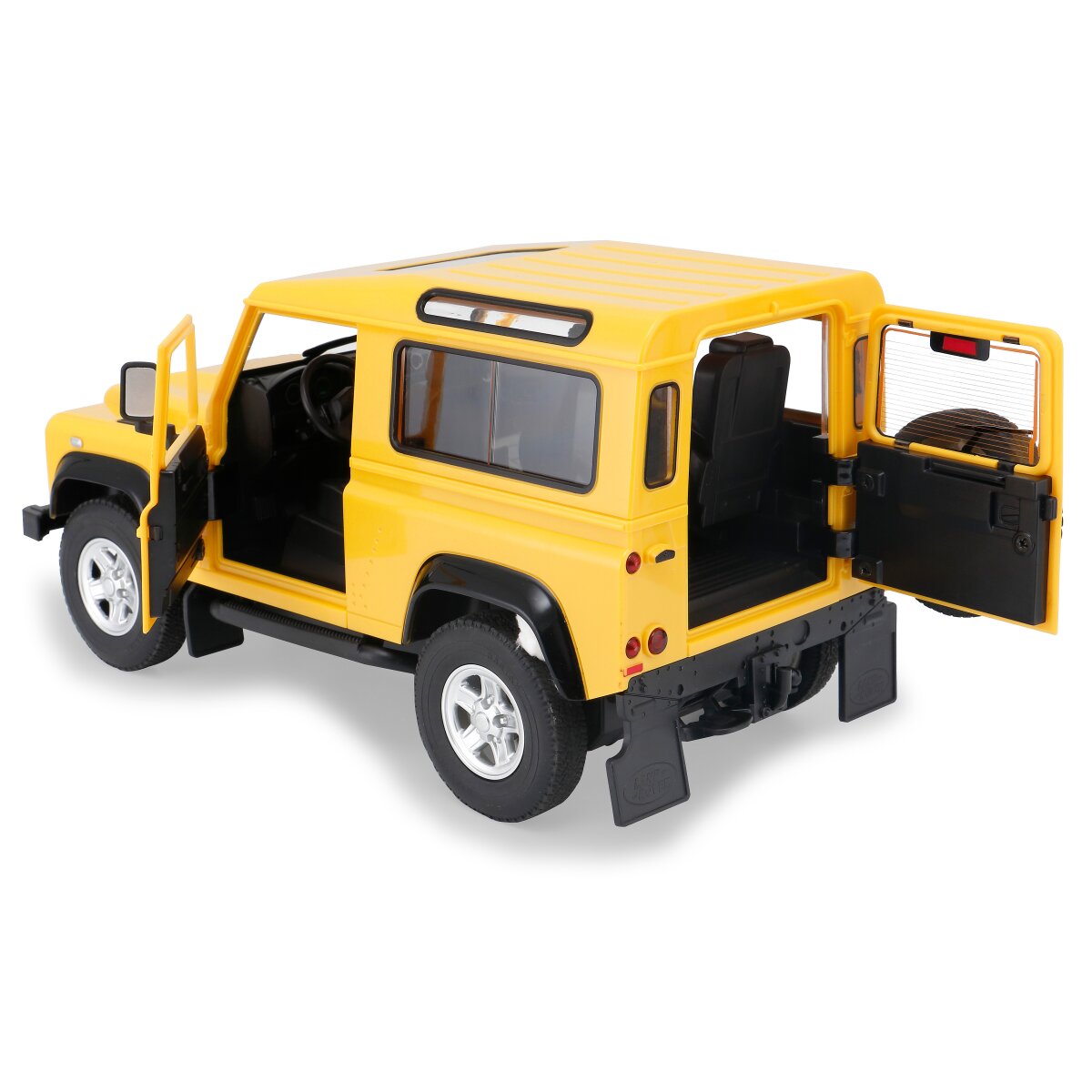 JAMARA Land Rover Defender 1:14 yellow 2,4GHz Manual door