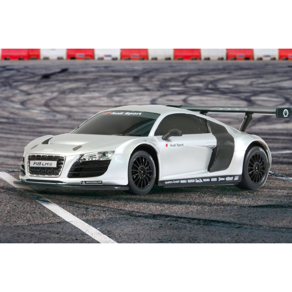 JAMARA Audi R8 LMS 1:24 silver 2,4Ghz