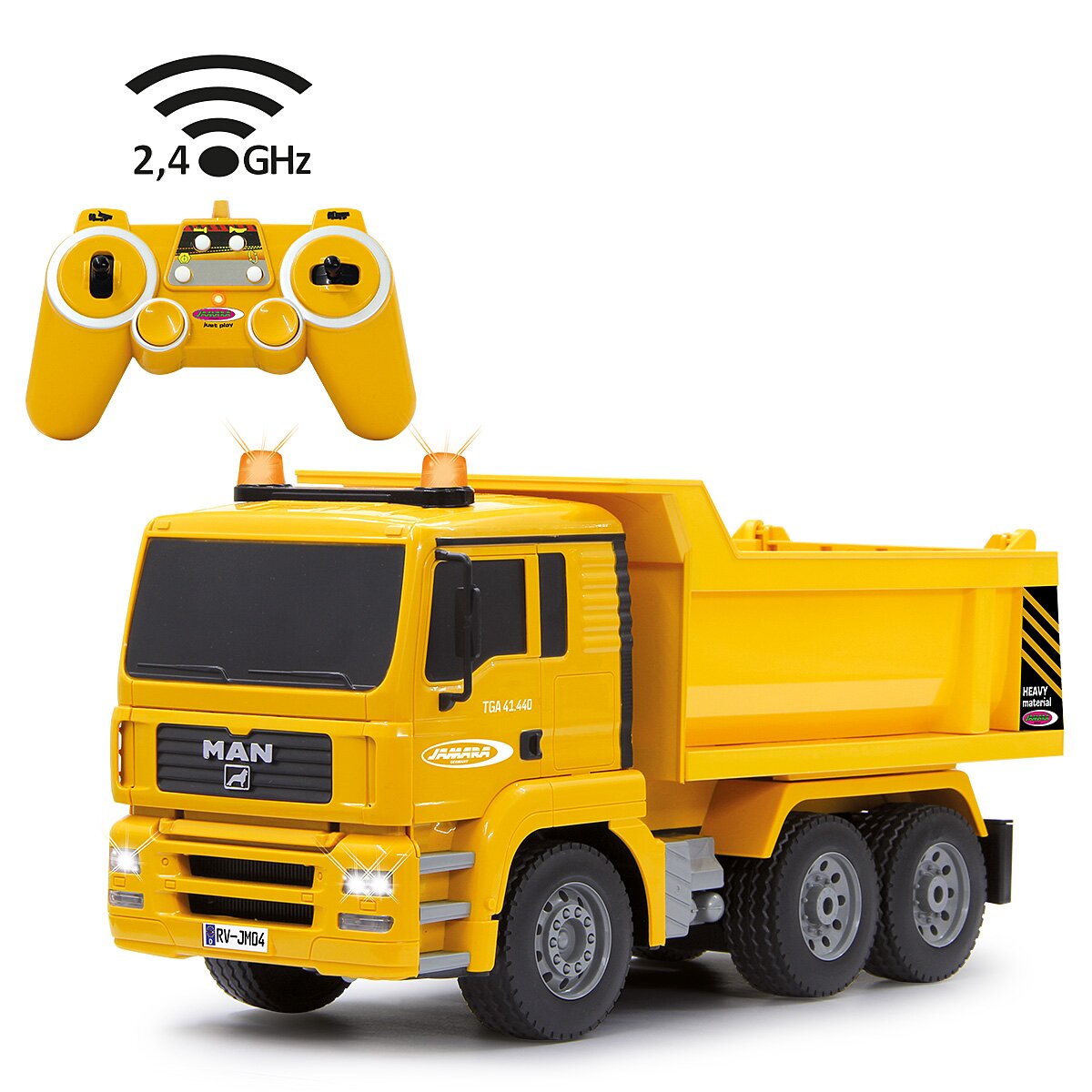 JAMARA Dump Truck MAN 1:20 2,4GHz