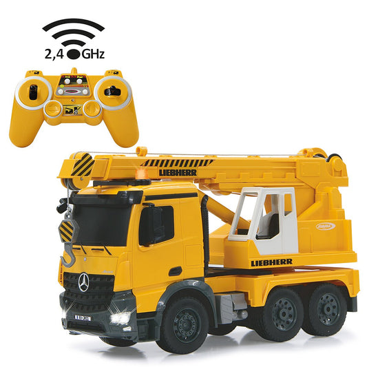 JAMARA Heavy-Duty Crane Mercedes-Benz Arocs Liebherr 1:20 2,4 GHz