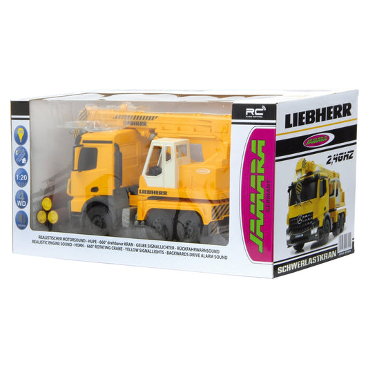 JAMARA Heavy-Duty Crane Mercedes-Benz Arocs Liebherr 1:20 2,4 GHz