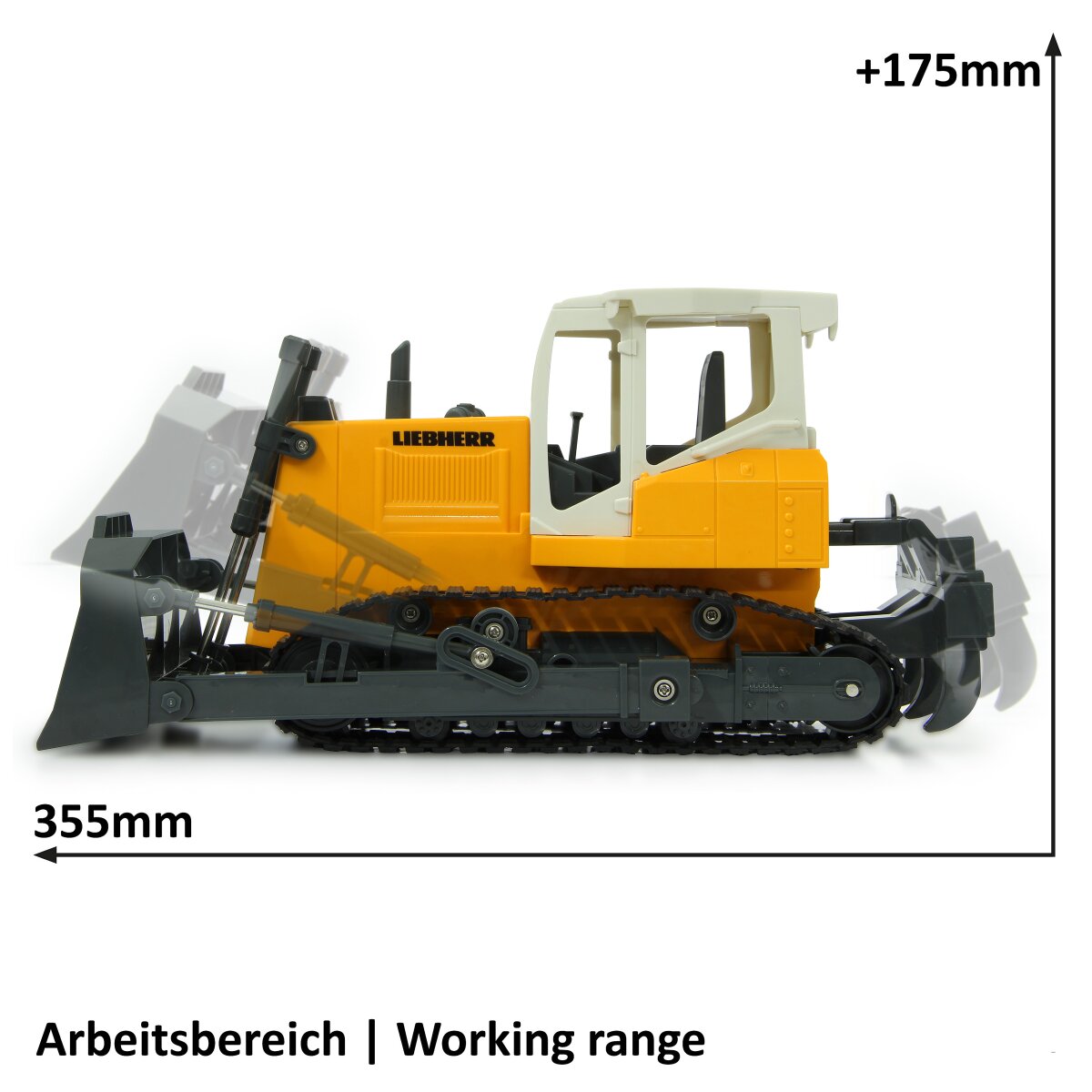 JAMARA Bulldozer Liebherr 1:20 2,4GHz
