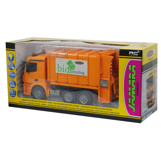JAMARA Garbage Truck Mercedes-Benz Antos 1:20 2,4GHz