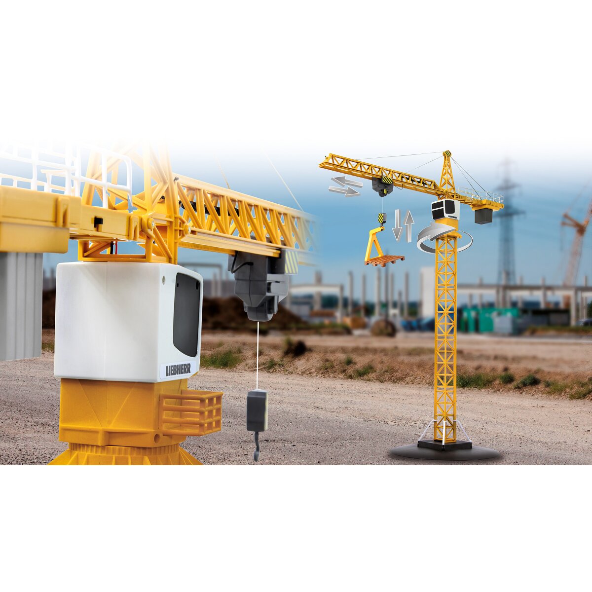 JAMARA Tower Crane Liebherr 2,4GHz