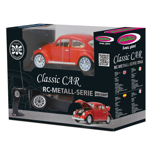 JAMARA VW Beatle RC Diecast 1:18 red 27MHz