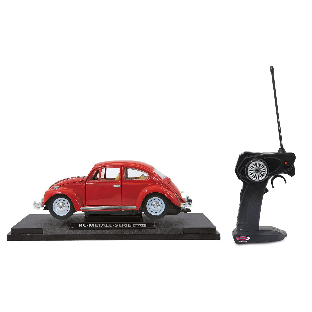 JAMARA VW Beatle RC Diecast 1:18 red 27MHz