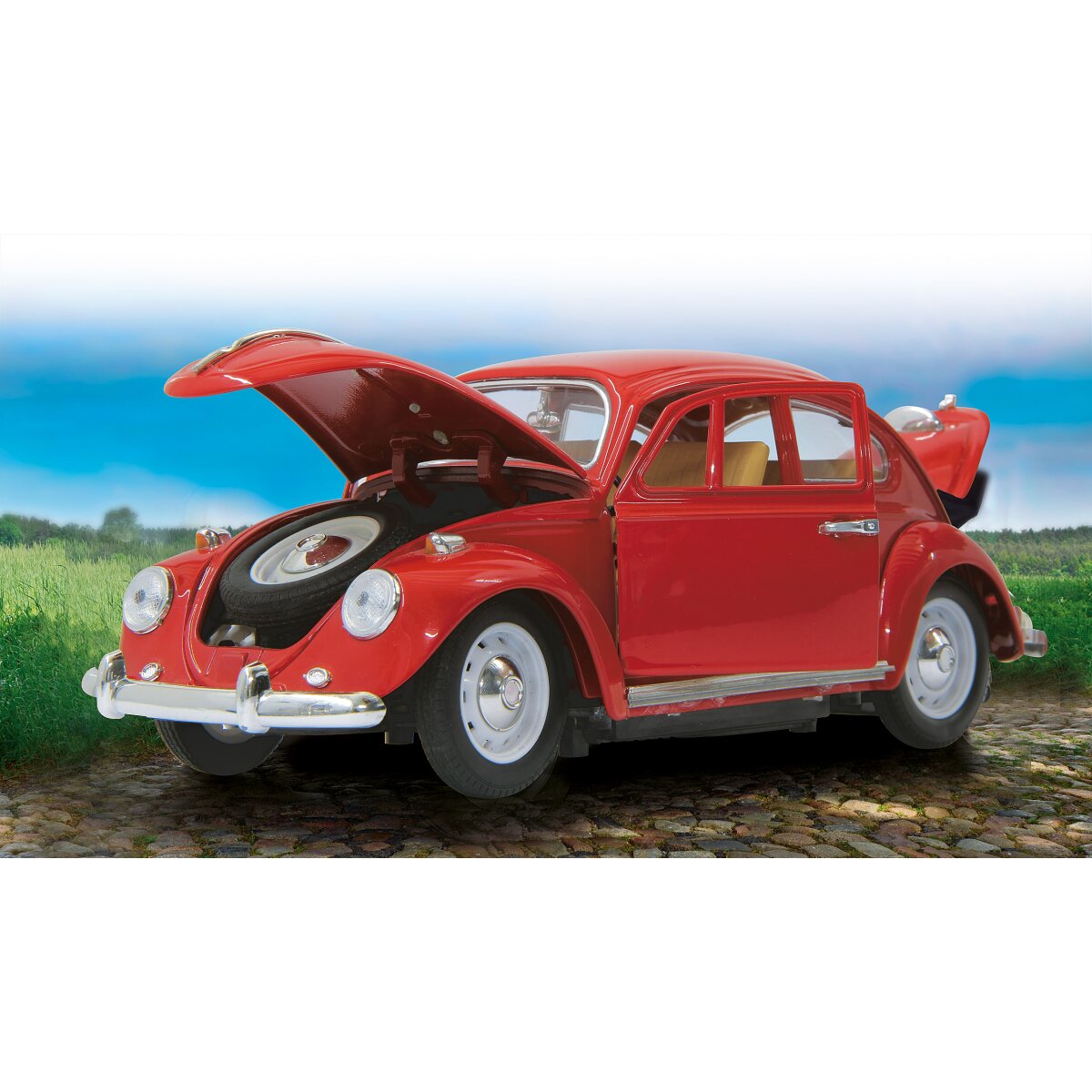 JAMARA VW Beatle RC Diecast 1:18 red 27MHz