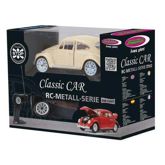 JAMARA VW Beetle RC Diecast 1:18 creme white 27MHz