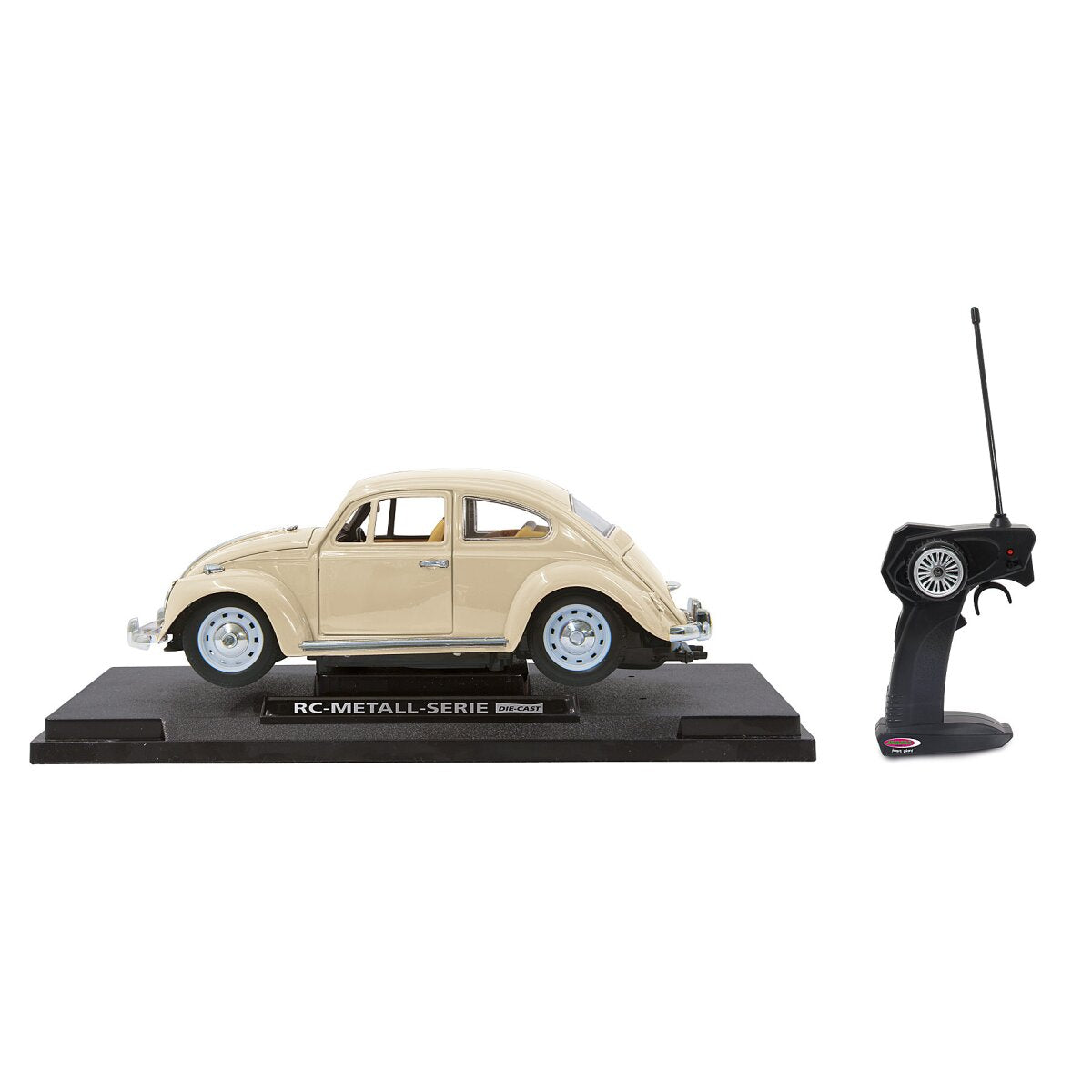 JAMARA VW Beetle RC Diecast 1:18 creme white 27MHz