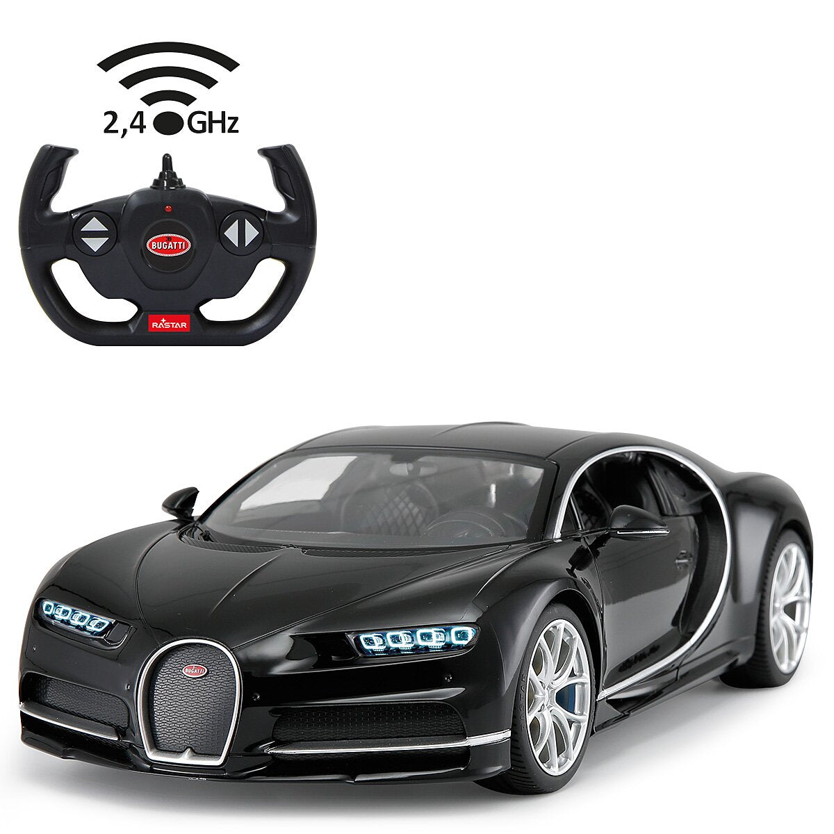 JAMARA Bugatti Chiron 1:14 black 2,4GHz