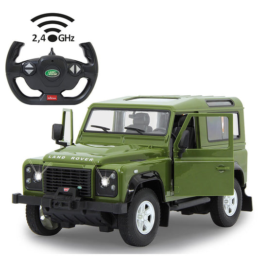 JAMARA Land Rover Defender 1:14 green 2,4GHz door manual