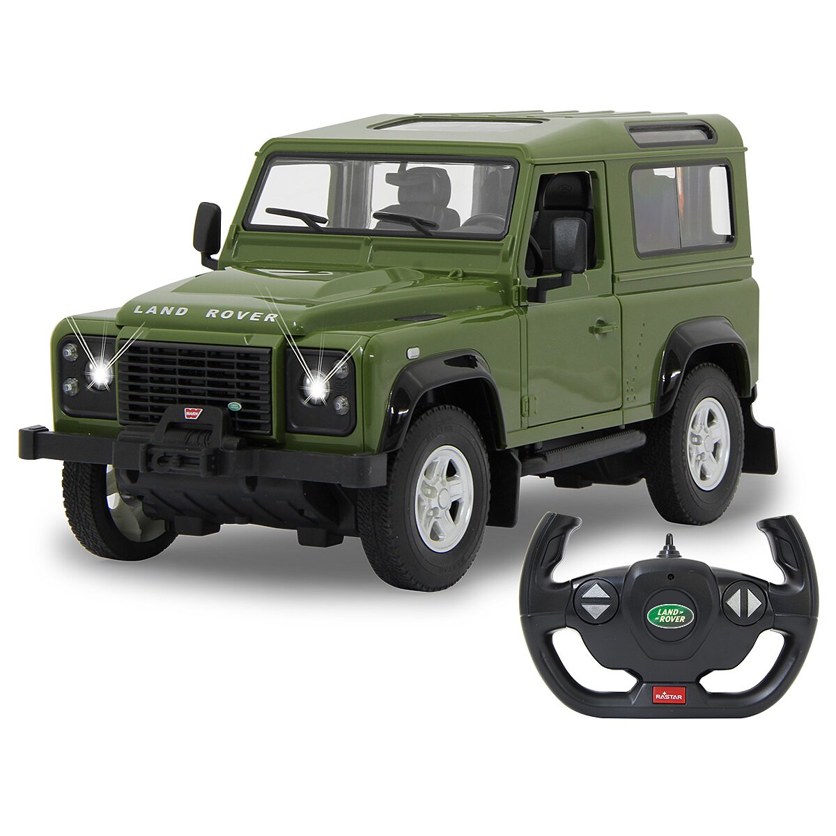 JAMARA Land Rover Defender 1:14 green 2,4GHz door manual