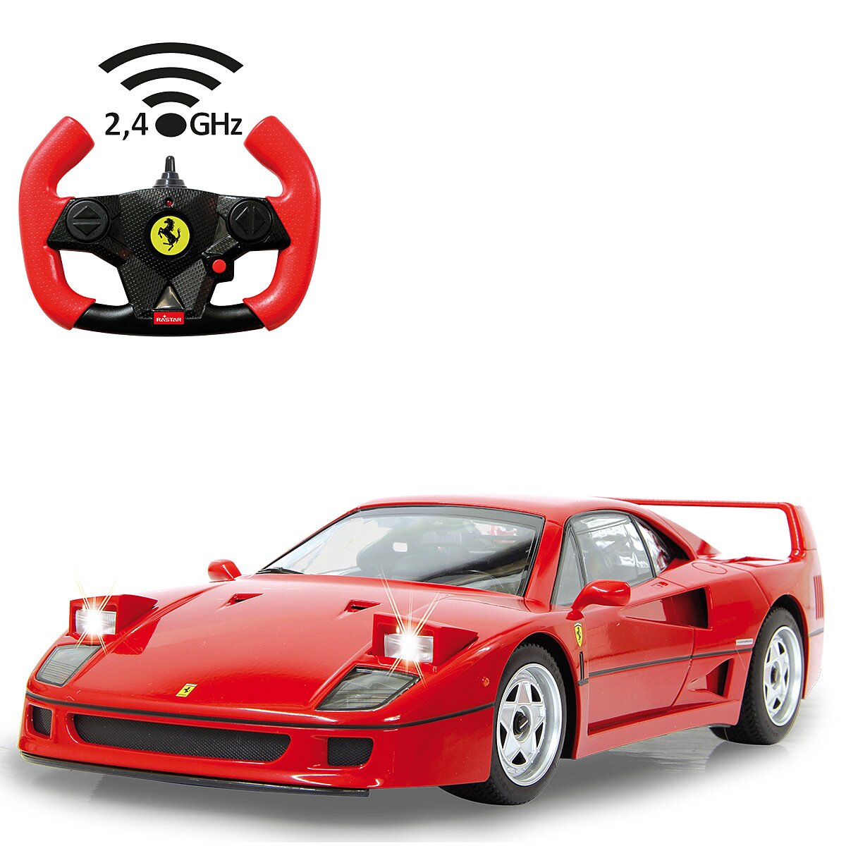 JAMARA Ferrari F40 1:14 red 2,4GHz Hinged door remote controlled