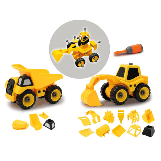 JAMARA Construction Vehicles Set 9in2