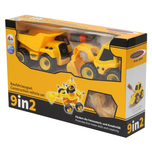 JAMARA Construction Vehicles Set 9in2