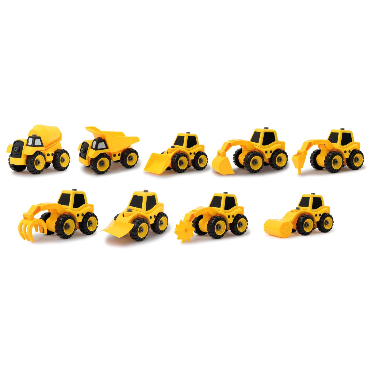 JAMARA Construction Vehicles Set 9in2