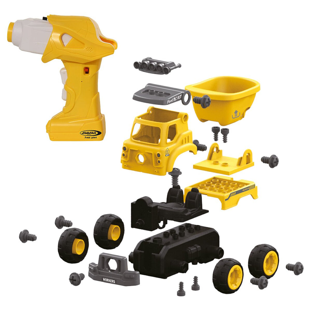 JAMARA Hjullastare Byggsats med RC och Skruvmejsel