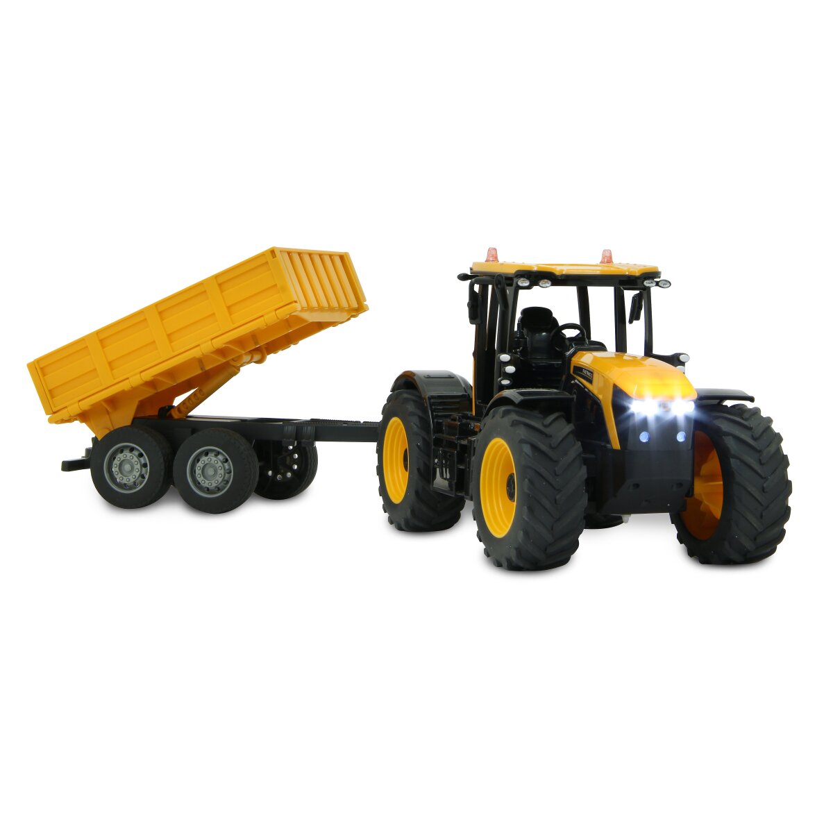 JAMARA JCB Fastrac Traktor with tipping trailer 2,4GHz