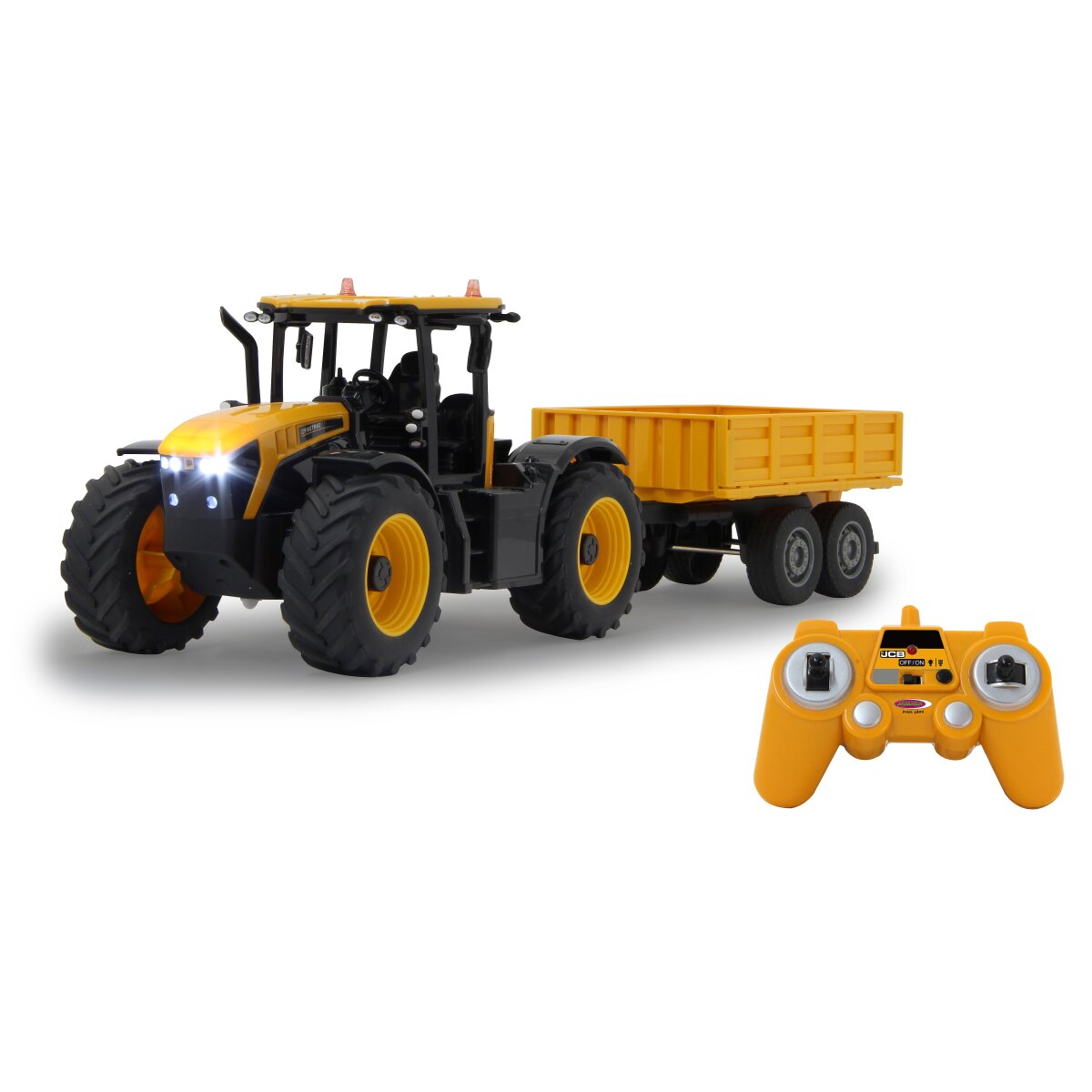JAMARA JCB Fastrac Traktor with tipping trailer 2,4GHz