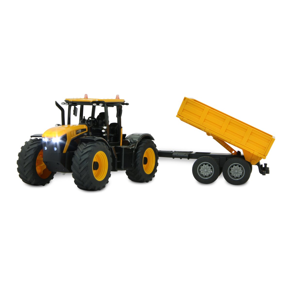 JAMARA JCB Fastrac Traktor with tipping trailer 2,4GHz