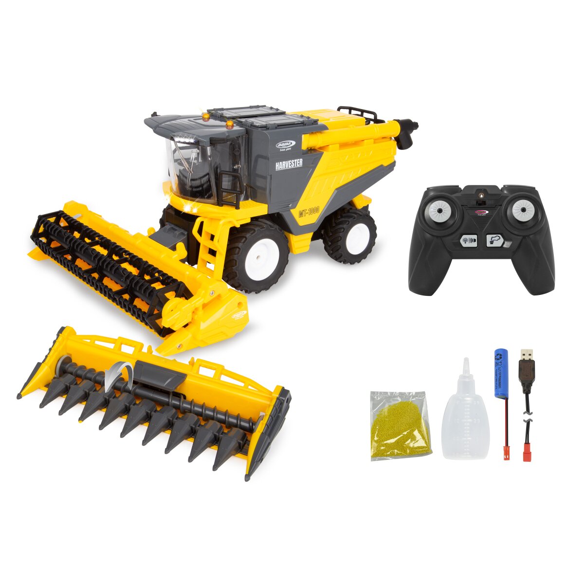 JAMARA Harvester MT-1000 1:24S 2,4GHz wheat and corn with smoke and grain game