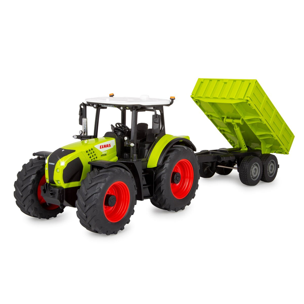 JAMARA Claas Arion 660 med släpvagn 1:24