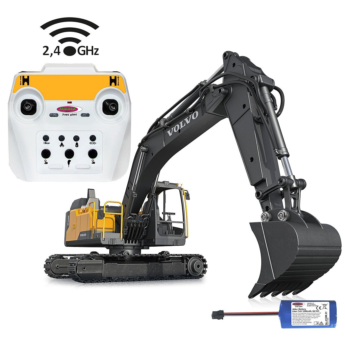 JAMARA Digger Volvo EC160E Metal 1:16 2,4GHz Destruction-Set