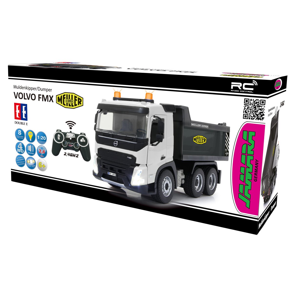 JAMARA Dump truck Volvo FMX Meiller 1:20 2,4GHz