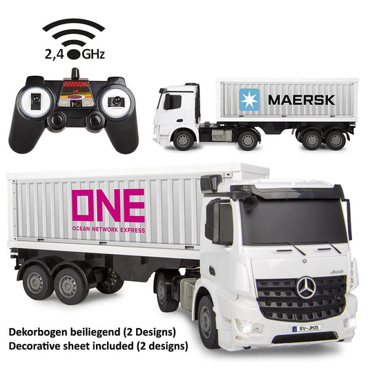 JAMARA Container Truck Mercedes-Benz Arocs 1:26 2,4GHz