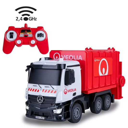 JAMARA Garbage Truck Mercedes-Benz Antos 1:26 2,4GHz