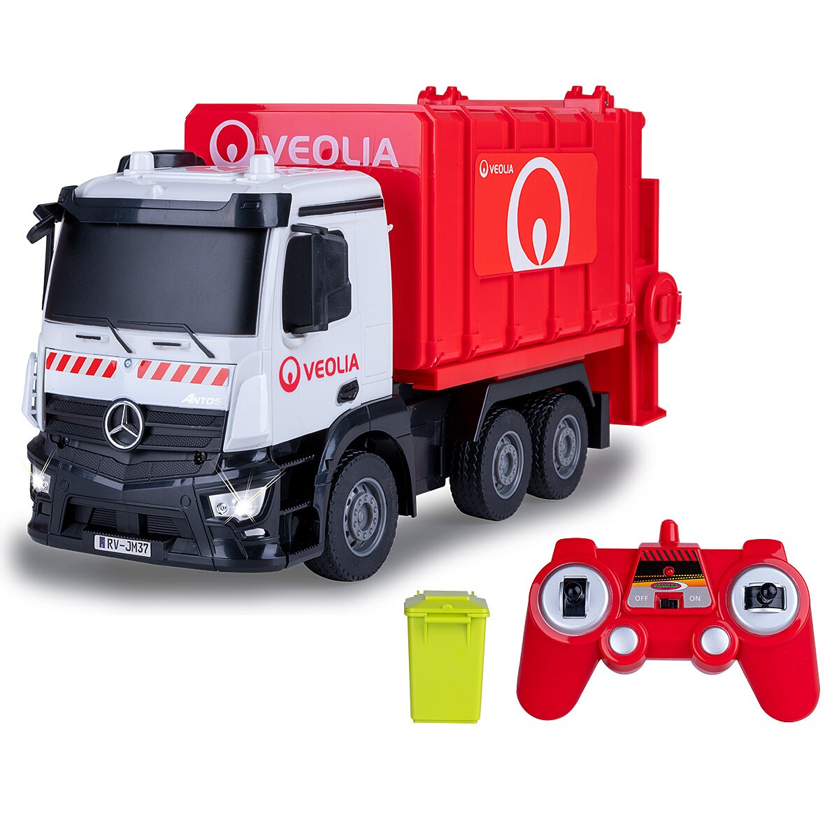 JAMARA Garbage Truck Mercedes-Benz Antos 1:26 2,4GHz