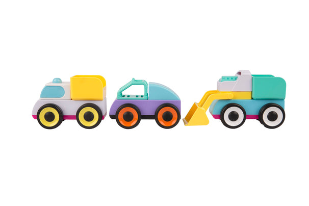 Playgro - Playgro Build And Drive Mix'n Match Vehicles 12m+